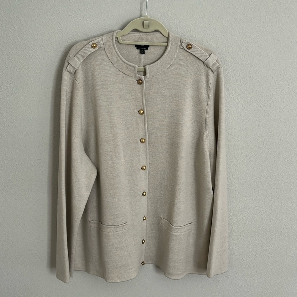 Talbots sweater jacket